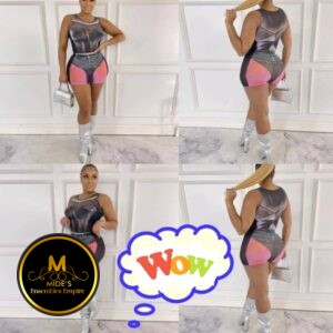 Short see through jumpsuit