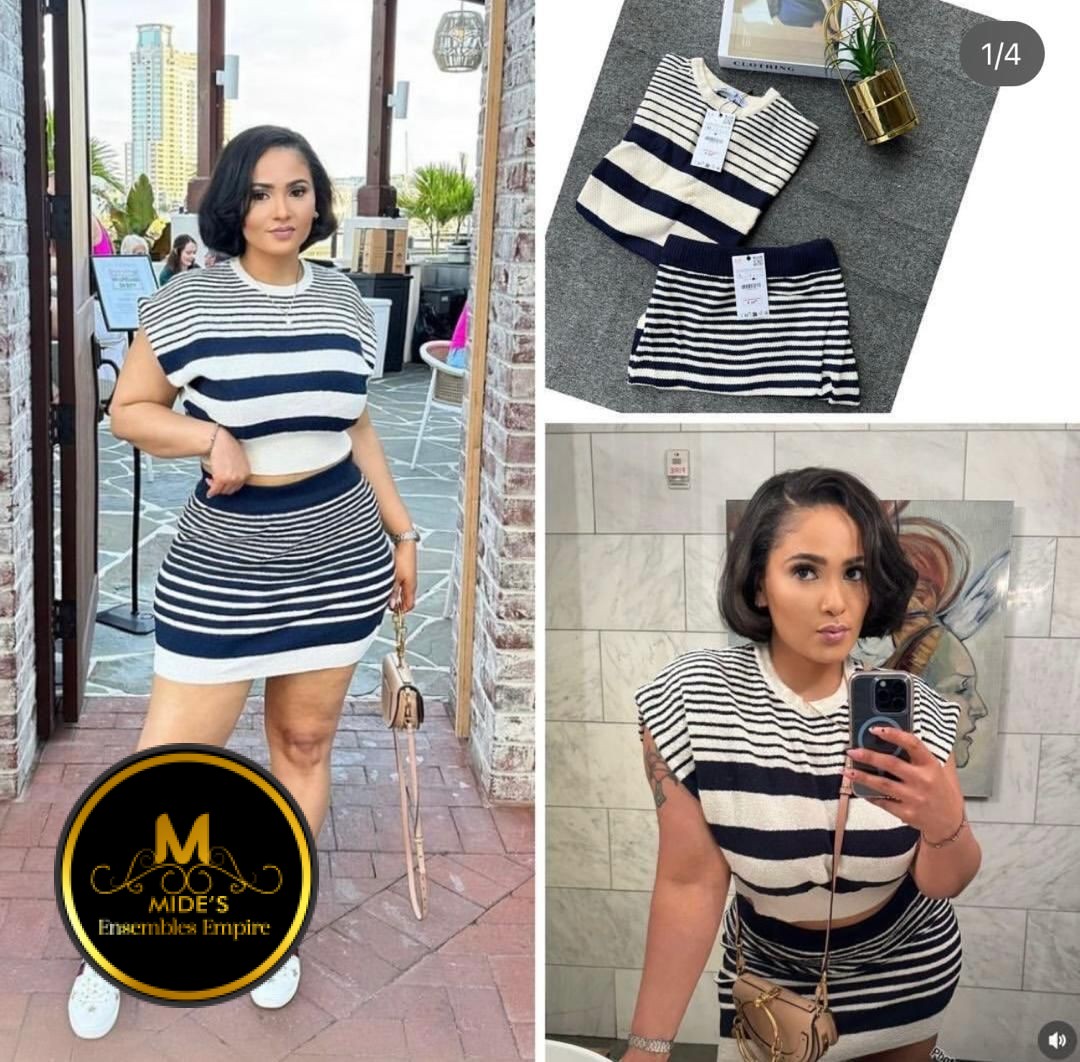 Skirt two piece outfit