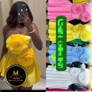 Luxurious Party rose Dress