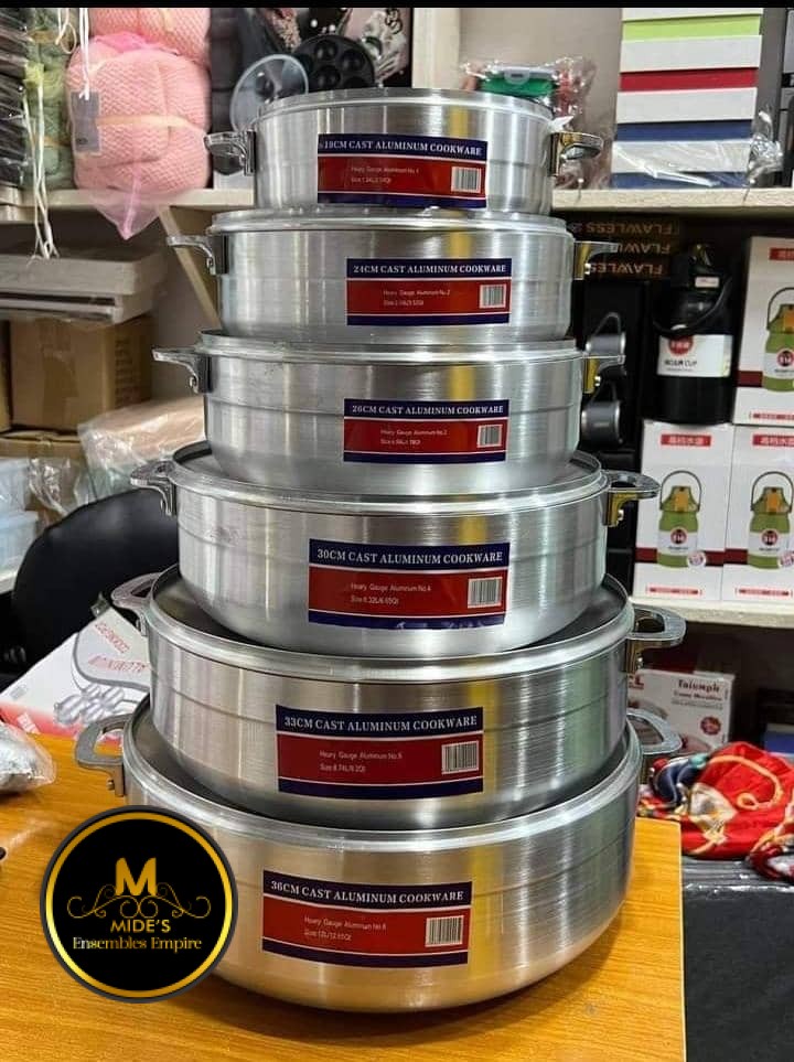 6in1 heavy Aluminum pot Set - Image 5