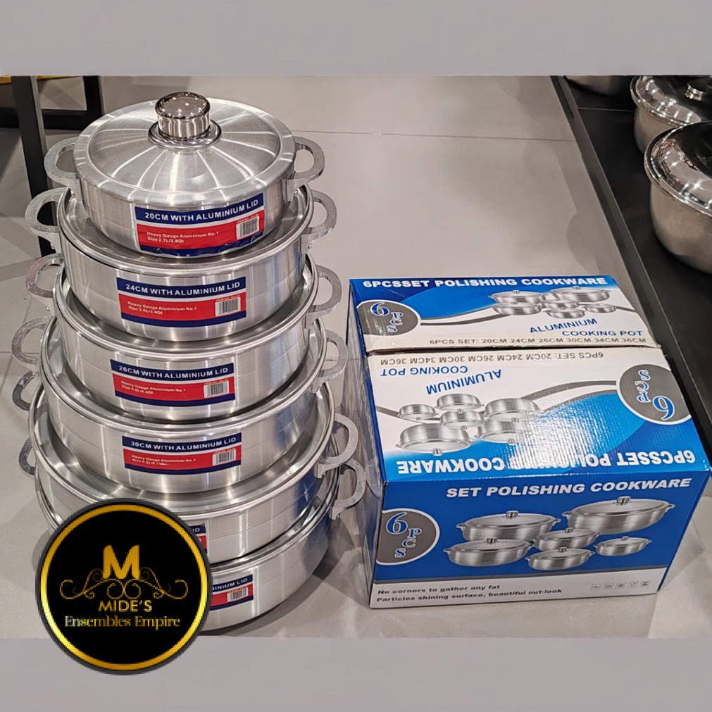 6in1 heavy Aluminum pot Set - Image 4