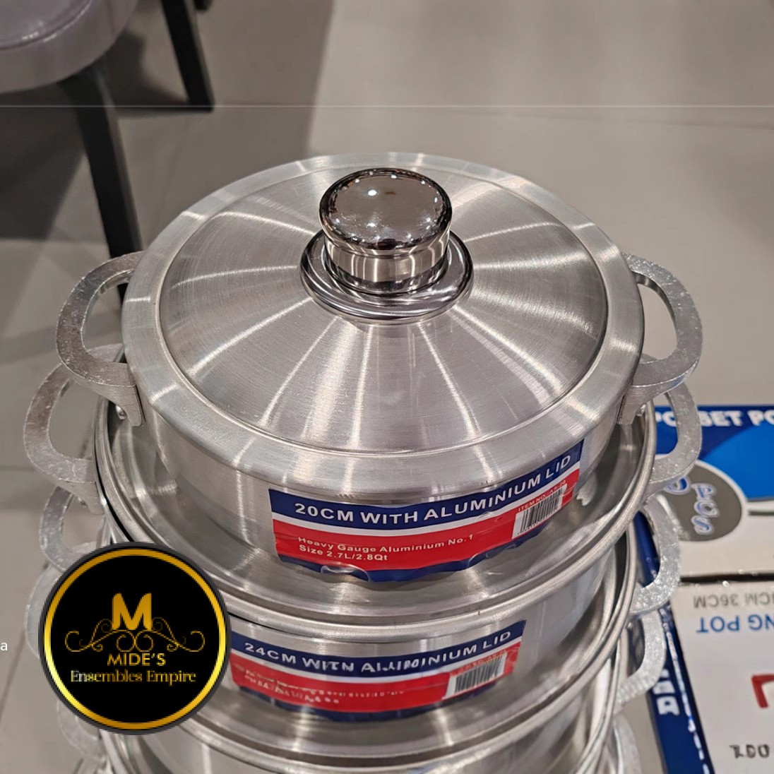 6in1 heavy Aluminum pot Set - Image 2